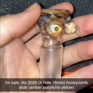 honeycomb titz glass bowl